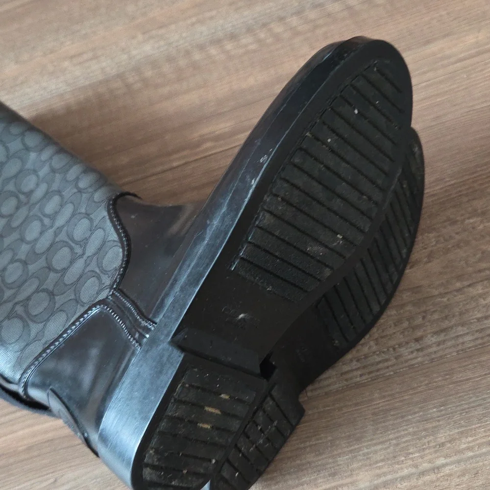 Stylish Black Coach Women's Boots